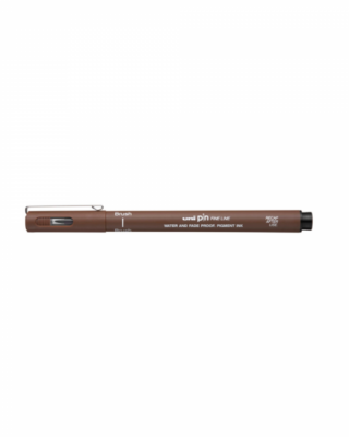 Uni Pin penna Fine Line Brush, seppia