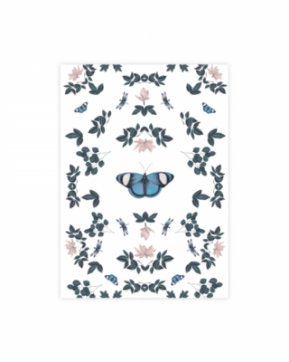 Biglietto auguri Butterfly, Enchanted forest, Manilla