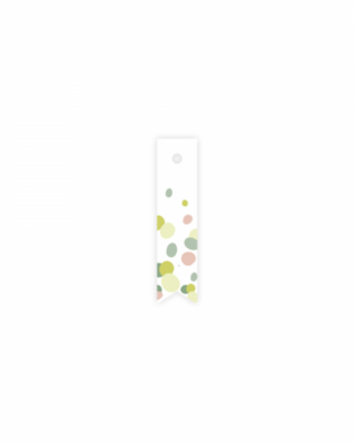Etichetta Slim, Pastel Dots
