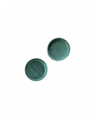 Scatola  gioielli Velvet, Rotondo, Verde muschio, per 2 anelli