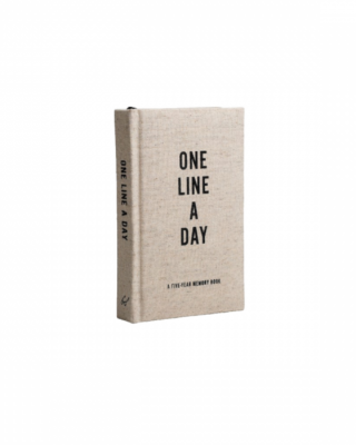 Quaderno journal Linen, One line a day