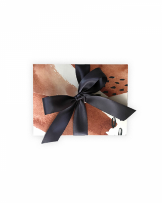 Busta regalo Brush, con cartolina e nastro, Manilla