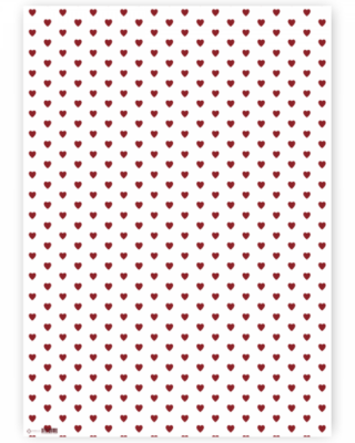 Carta da regalo Red hearts, Bold Love, bifaciale