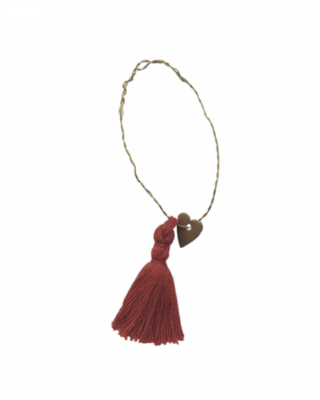 Decoro Wire Tassel, Rosso Ruggine