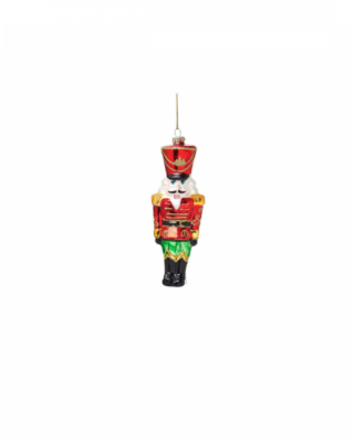 Decoro di vetro Nutcracker Doll