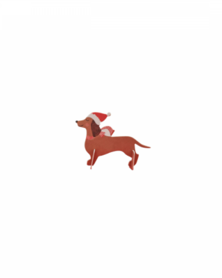 Segna posti da tavola Sausage Dog, 6 pz