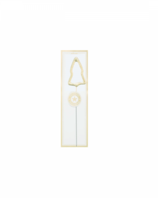 Candelina scintillante Albero Natale, oro