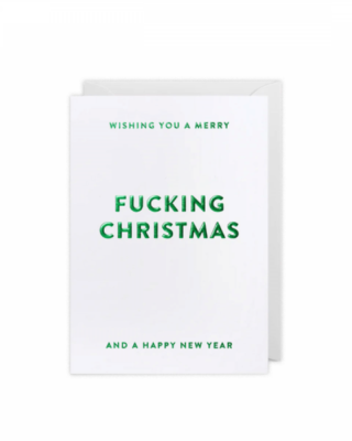 Biglietto auguri Natale, Wishing You a Merry Fucking Christmas